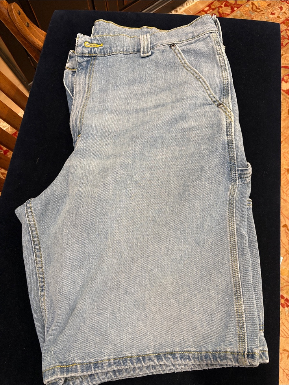 Lee Light Wash Relaxed Fit Men's Jean Shorts